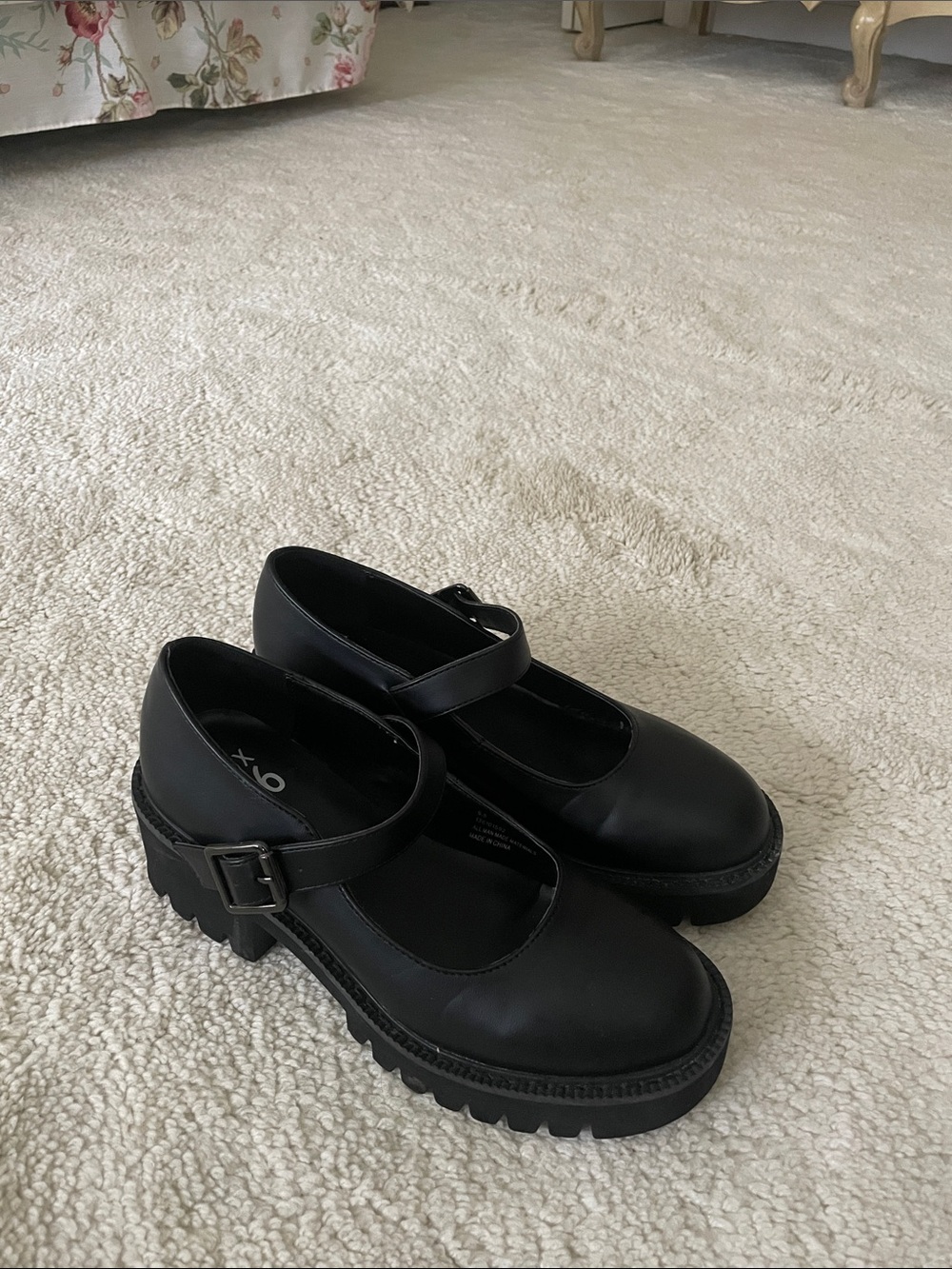 Mix No. 6 Black Mary Jane Platform Heels